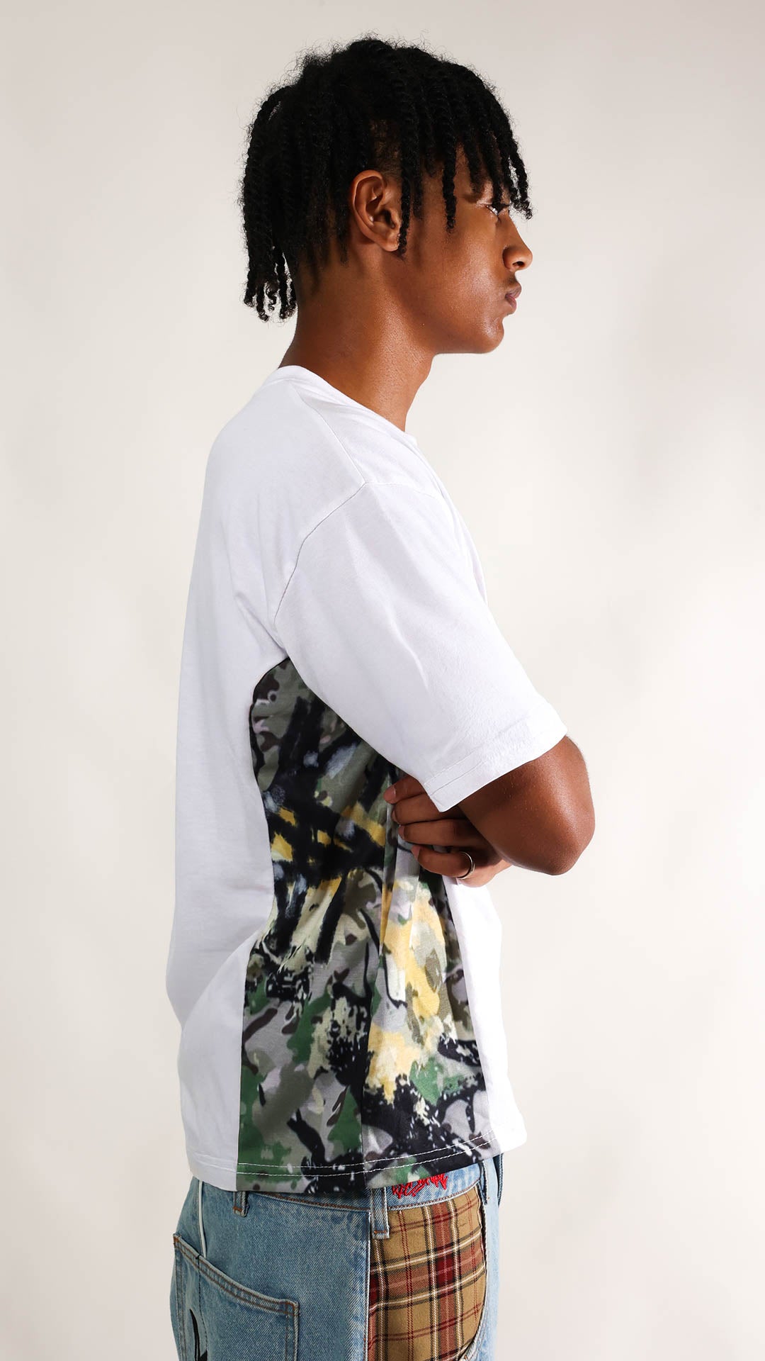 Zéphyr Camo tee blanc