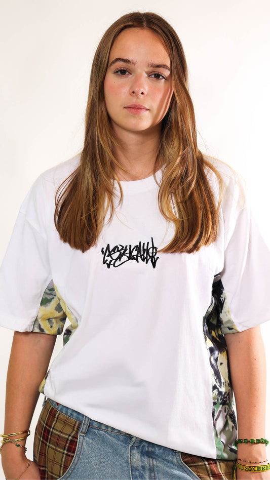 Zéphyr Camo tee blanc