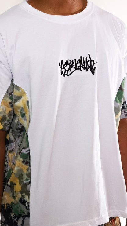 Zéphyr Camo tee blanc